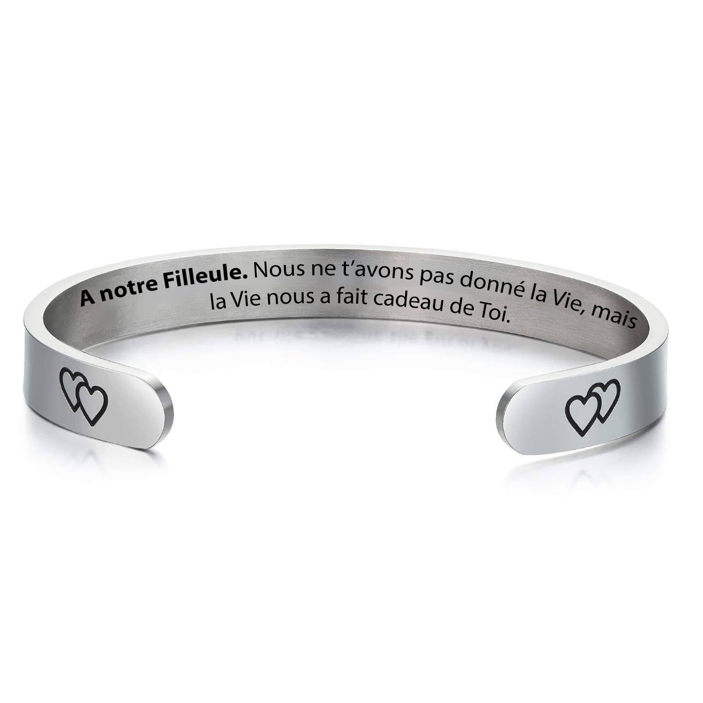 Bracelet pour Filleule Ajustable et Gravé