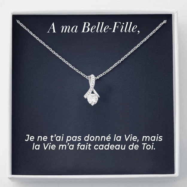 Collier Chance A ma Belle Fille + la Carte "A ma Belle-Fille"