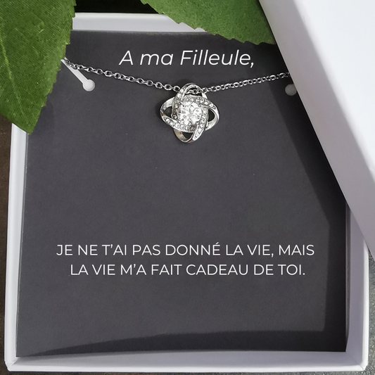 Collier Trèfle A ma Filleule