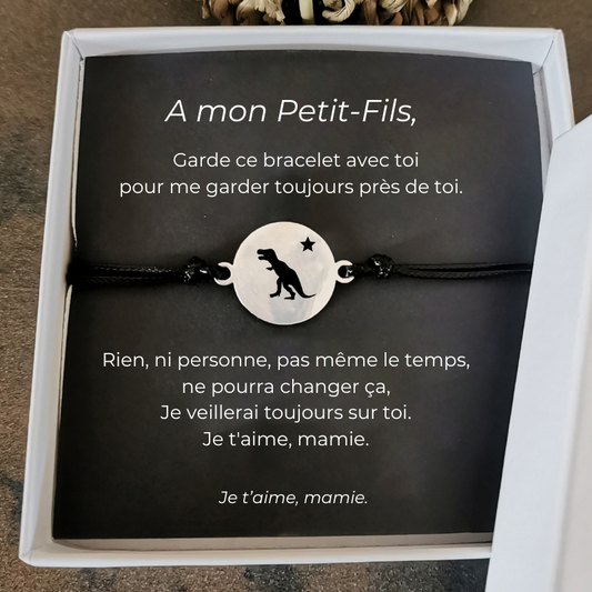 Le bracelet Ta Petite Etoile + la carte "Je veillerai toujours sur toi"