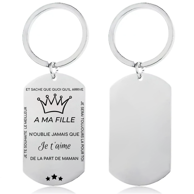 Le porte-clef "A ma Fille"