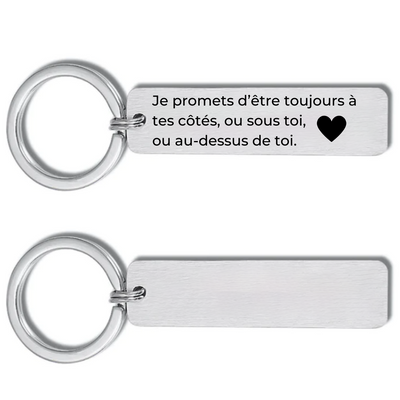 Porte Clé Personnalisé Je Promets