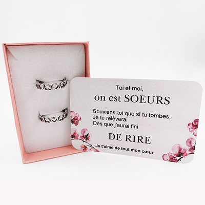 Bague Meilleure Amie pour 2 + la Carte 