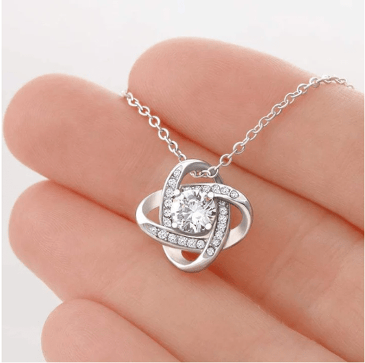 Collier trèfle pour ma fille plaqué platine ajustable